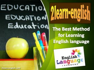 The Best Method for Learning English language