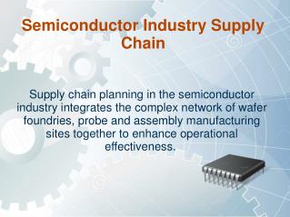 Semiconductor Industry Supply Chain
