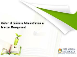 MBA in Telecom Management