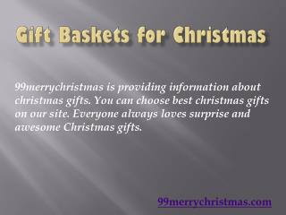 Supreme Gift Baskets for Christmas