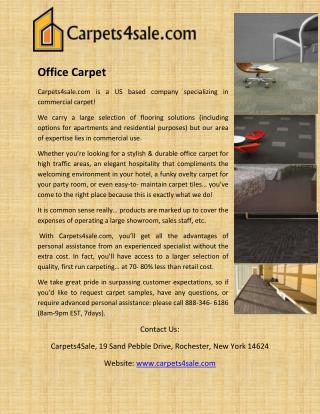 Office Carpet - carpets4sale.com