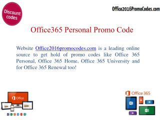 Leading online source of Office 365 personal promo code