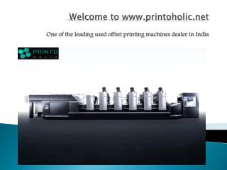 Used offset printing machine in Delhi
