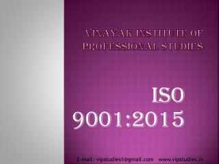 professional studies in vinayak institute