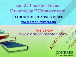qnt 273 master Focus Dreams/qnt273master.com