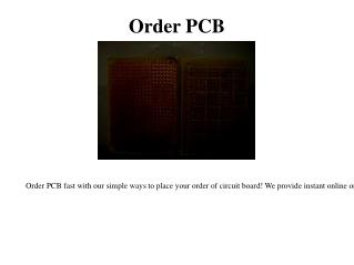 PC Board online