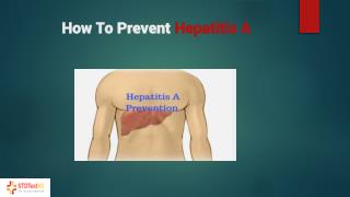 6 key precautions to prevent Hepatitis A