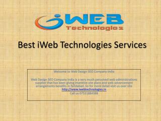 Best iWeb Technologies Services