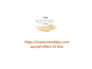 www.novstyles.com special offers 15 Nov