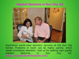 Implant Dentures in Surprise, AZ