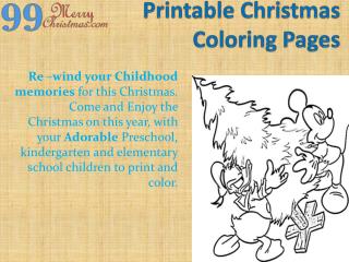 christmas coloring sheets