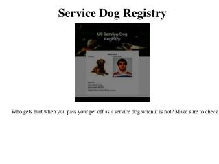 Register Emotional Support Dog
