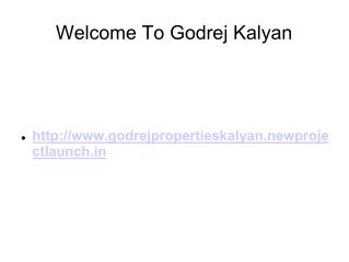 Godrej Kalyan Navi Mumbai