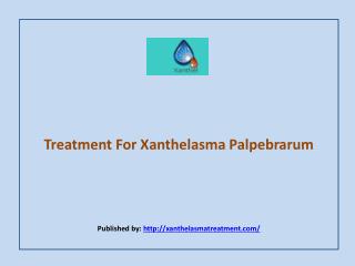 Treatment For Xanthelasma Palpebrarum