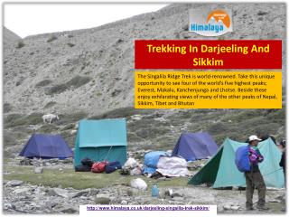 Trekking In Darjeeling And Sikkim