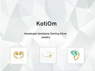 Handmade Gemstone Sterling Silver Jewelry