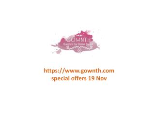 www.gownth.com special offers 19 Nov