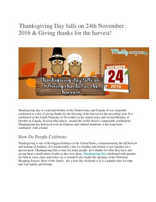 Thanksgiving Day Coupons, Coupon Codes