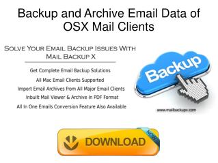 Apple Mail Backup Application from InventPure