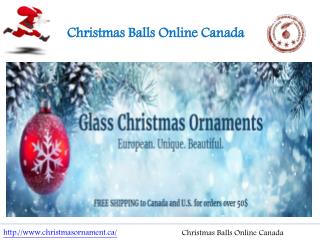 Christmas Balls Online Canada