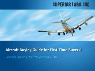 Aircraft Buying Guide for First-Time Buyers