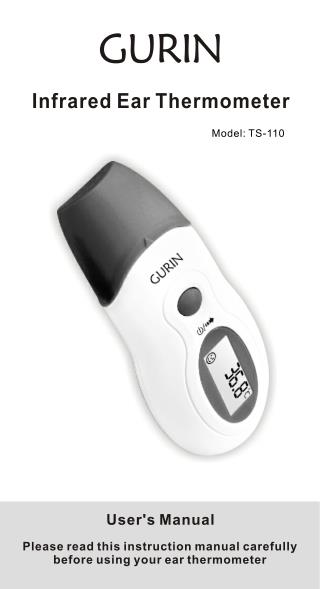Infrared Family Ear Thermometer TS-110 with 1 second reading