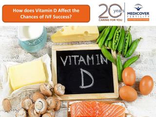 How does Vitamin D affect the chances of IVF success?
