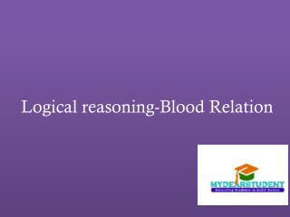 Logical reasoning-Blood relation
