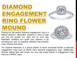 engagement rings flower mound