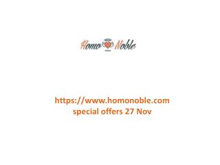 www.homonoble.com special offers 27 Nov