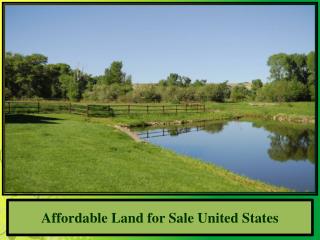 Affordable Land for Sale United States