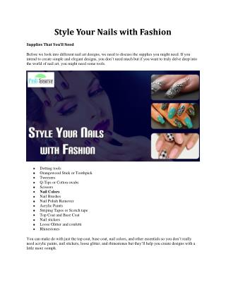 Style Your Nails with Fashion