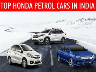 Find the Top 3 Honda Petrol Cars in India