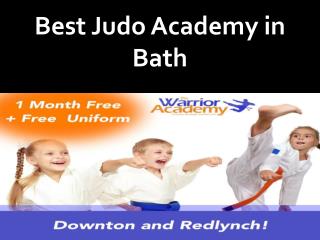Best Judo Academy in Bath