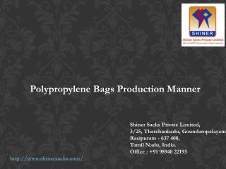 Polypropylene Woven bags sale