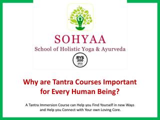 Why are Tantra Courses Important for Every Human Being?
