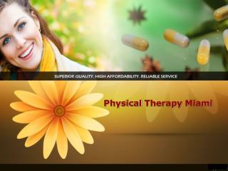 Physical therapy Miami
