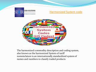 Get Data of all Harmonized System code from SeAir
