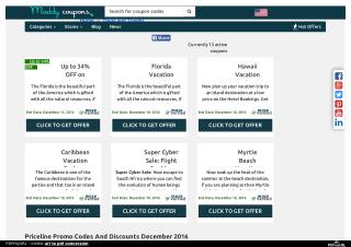 Priceline Coupons, Coupon Codes, Promo Codes
