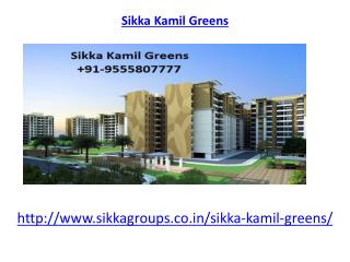 Sikka Kamil Greens modern flats in Ghaziabad, Vaishali