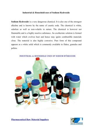 Sodium Hydroxide – The Essential Chemical