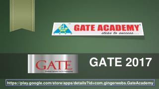 GATE 2017 Online Test Series