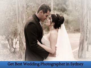 Get Best Wedding Photographer in Sydney