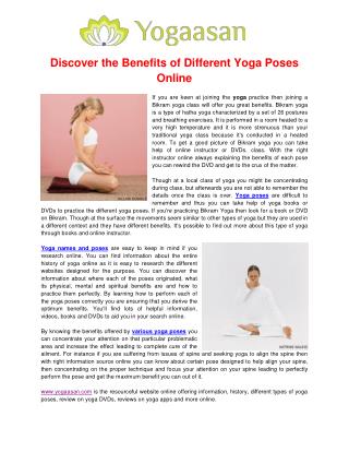 Different Yoga Types