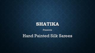 Hand Painted Silk Sarees Online