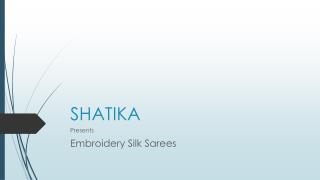 Embroidery Silk Sarees Online Shopping