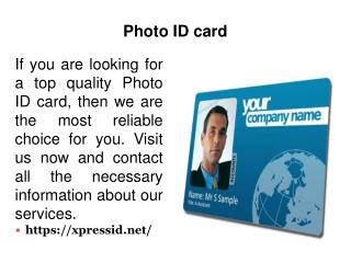 Photo ID card