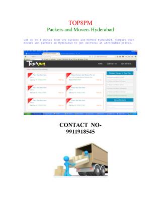 MOVERAS AND PACKERS IN HYDERABAD