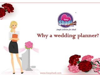 Why a Wedding Planner?