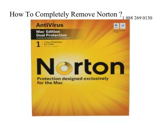 How To Completely Remove Norton Antivirus ?